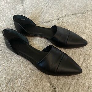 Jenni Kayne black leather d’orsay flats size 40.5